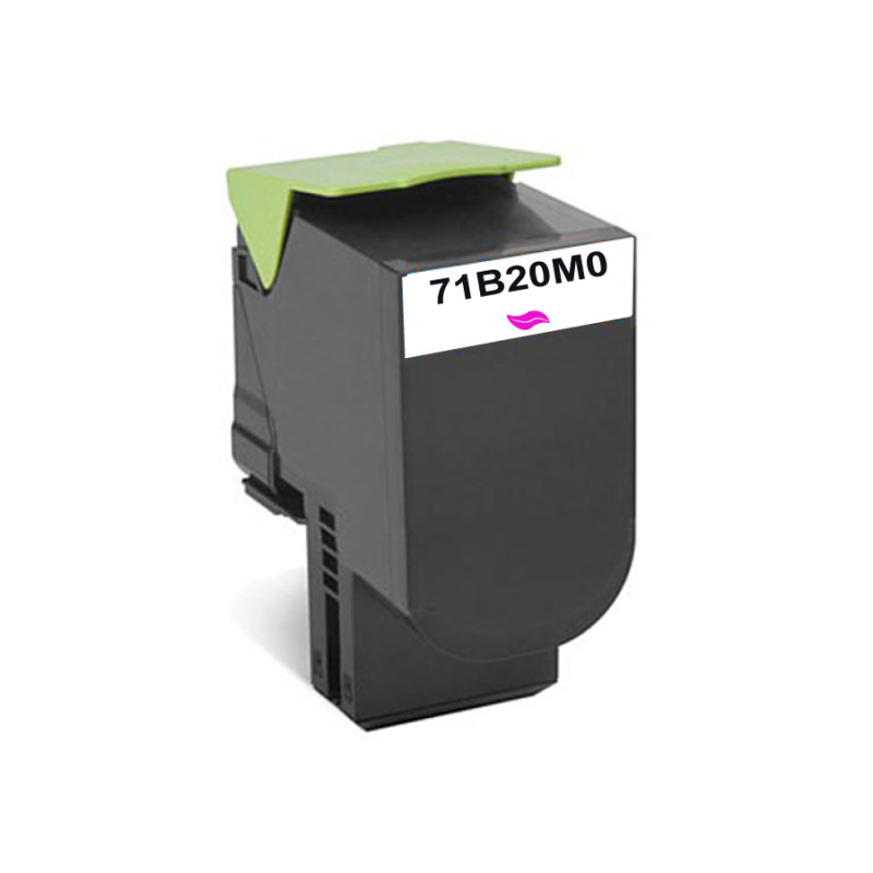 TONER REMANUFACTURE LEXMARK 712-REMPLACE 71B20M0 MAGENTA