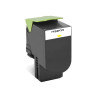 TONER REMANUFACTURE LEXMARK 712H-REMPLACE 71B2HY0 JAUNE