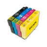 PACK 4 CARTOUCHES COMPATIBLE EPSON T1295-REMPLACE C13T12954010 N/C/M/J