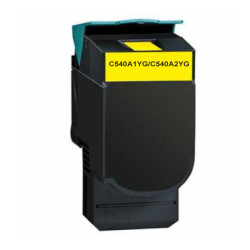 TONER REMANUFACTURE LEXMARK 540A-REMPLACE C540A1YG/C540A2YG JAUNE