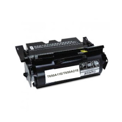 TONER REMANUFACTURE LEXMARK 650A-REMPLACE T650A11E/T650A21E NOIR
