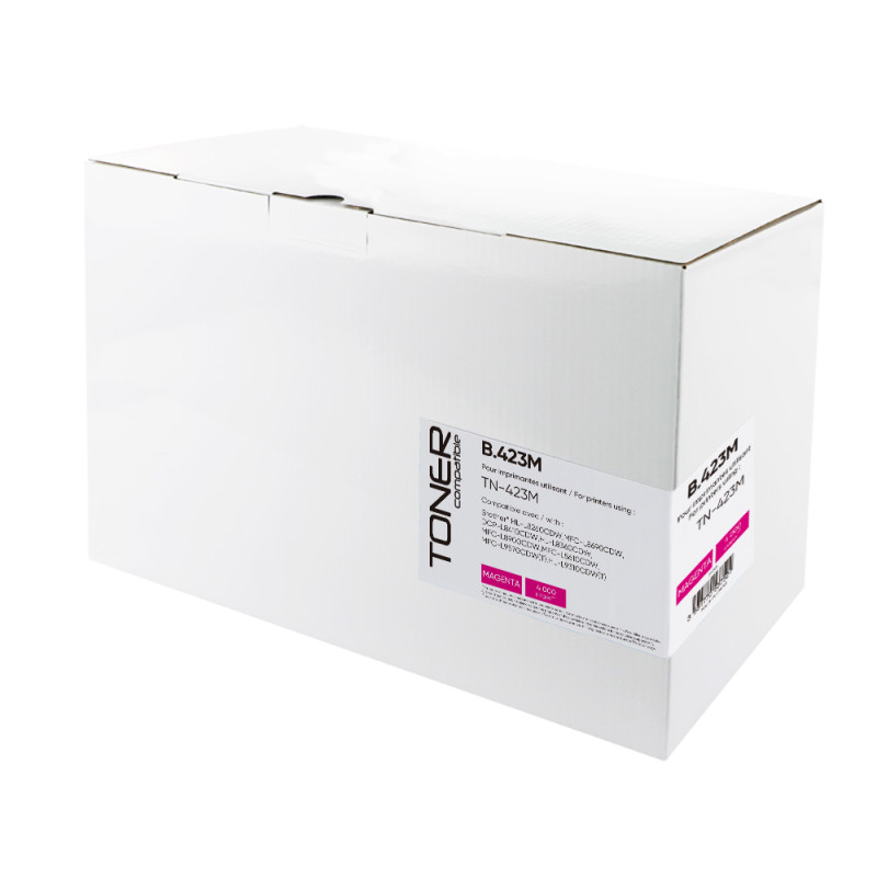 TONER COMPATIBLE BROTHER TN423M-REMPLACE TN423 MAGENTA