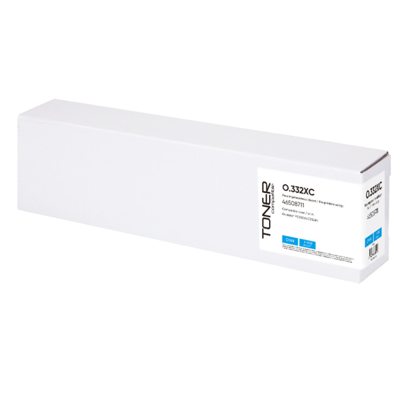TONER COMPATIBLE OKI 332-REMPLACE 46508711 CYAN