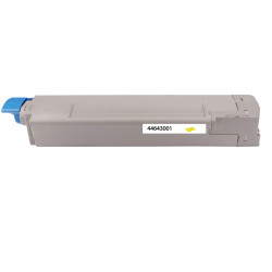 TONER COMPATIBLE OKI 801-REMPLACE 44643001 JAUNE