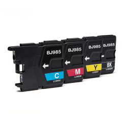 UPRINT PACK 4 CARTOUCHES COMPATIBLE BROTHER LC985 N/C/M/J