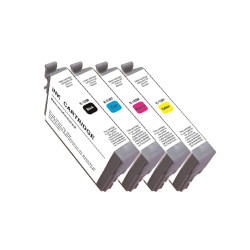 UPRINT PACK 4 CARTOUCHES REMANUFACTUREES EPSON T1285-REMPLACE C13T1285
