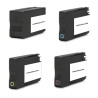 PACK 4 CARTOUCHES COMPATIBLE HP N°953XL-REMPLACE 3HZ52AS N/C/M/J
