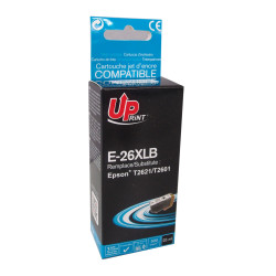 UPRINT CARTOUCHE COMPATIBLE EPSON 26XL-REMPLACE C13T26214012 NOIR