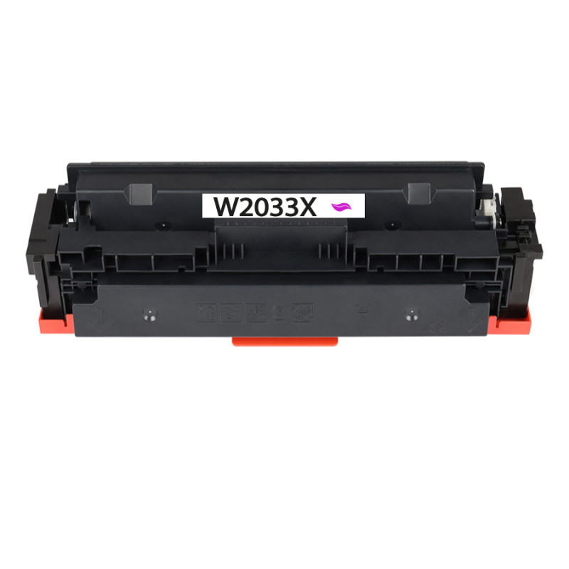 TONER COMPATIBLE HP 415X PUCE ORIGINE SANS NIVEAU-REMPLACE W2033X MAGE