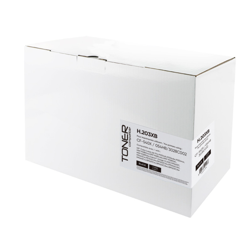 TONER COMPATIBLE HP/CANON 203X/054H SANS NIVEAU-REMPLACE CF540X/3028C0