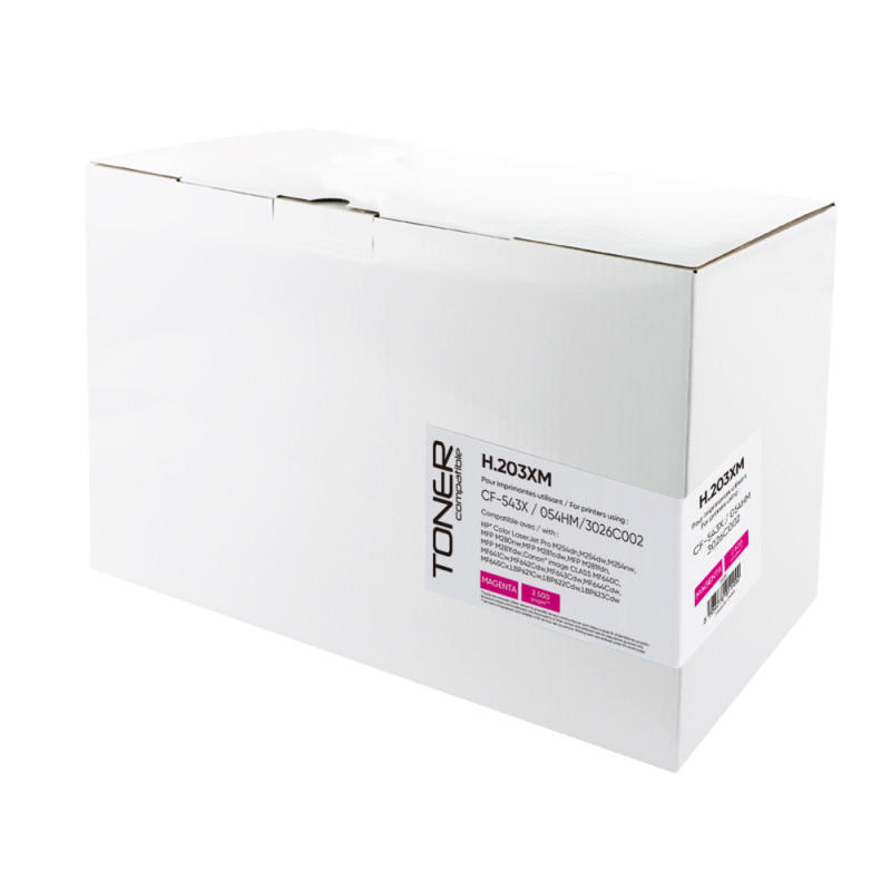 TONER COMPATIBLE HP/CANON 203X/054H SANS NIVEAU-REMPLACE CF543X/3026C0