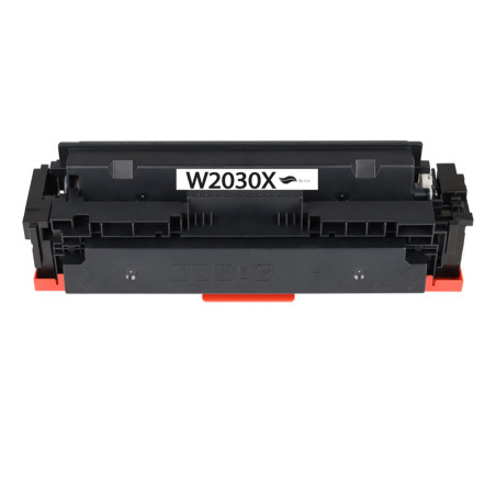 TONER COMPATIBLE HP 415X PUCE NEUVE AVEC NIVEAU-REMPLACE W2030X NOIR