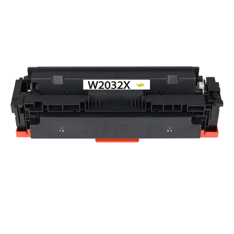 TONER COMPATIBLE HP 415X PUCE NEUVE AVEC NIVEAU-REMPLACE W2032X JAUNE