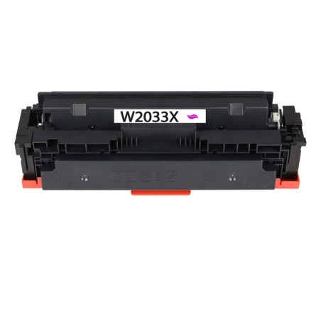 TONER COMPATIBLE HP 415X PUCE NEUVE AVEC NIVEAU-REMPLACE W2033X MAGENT