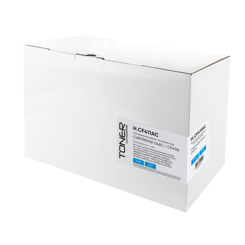 TONER COMPATIBLE HP 410A-REMPLACE CF411A/046A CYAN