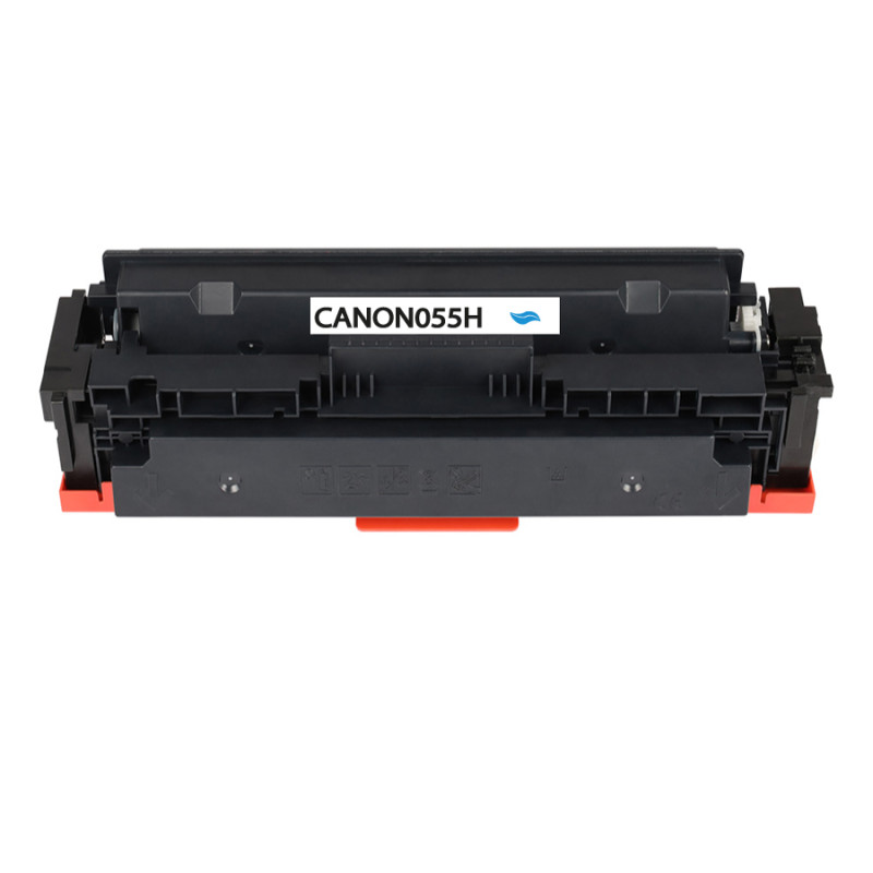 TONER COMPATIBLE CANON 055H SANS PUCE-SANS NIVEAU-REMPLACE 3019C002 CY