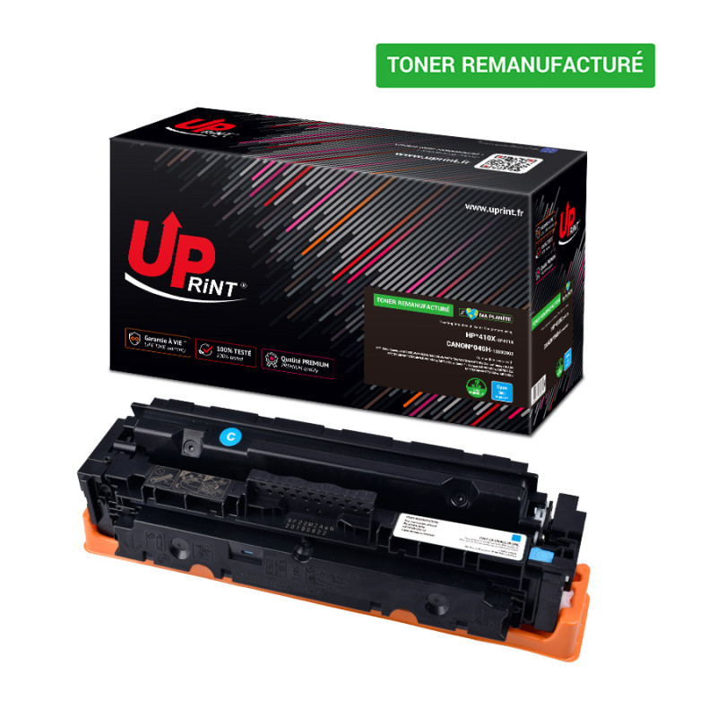 UPRINT TONER REMANUFACTURE HP 410X-REMPLACE CF411X CYAN