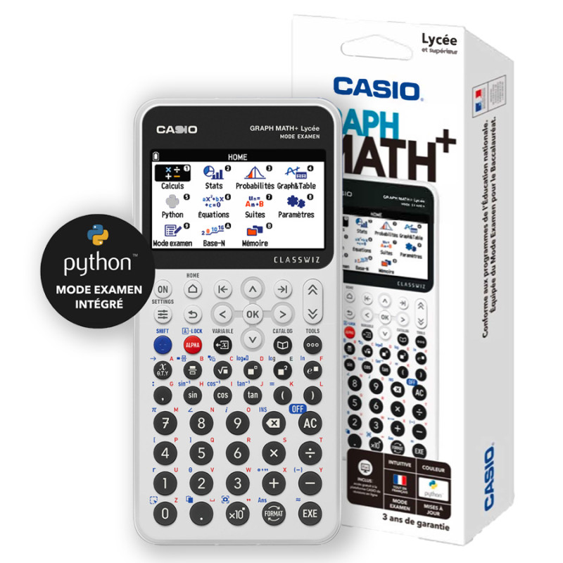CALCULATRICE CASIO GRAPHMATH+