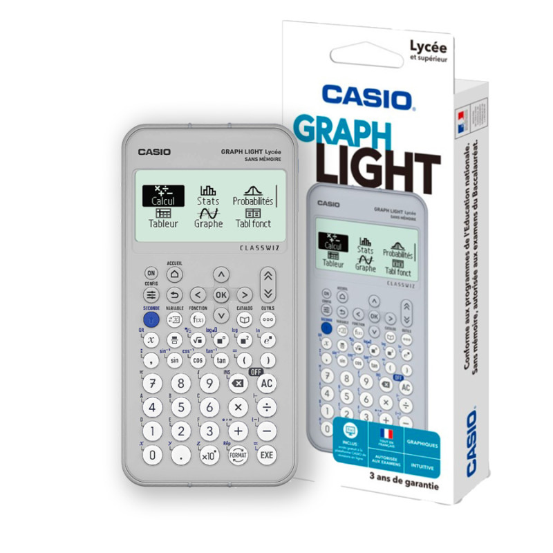 CALCULATRICE CASIO GRAPHLIGHT+