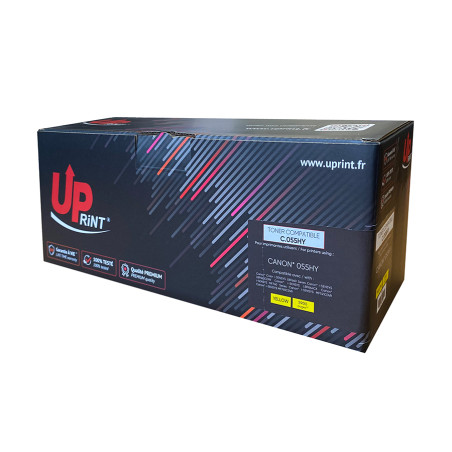 UPRINT TONER COMPATIBLE CANON 055H-REMPLACE 3017C002 YELLOW