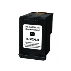 CARTOUCHE REMANUFACTUREE HP 302XL SANS NIVEAU-REMPLACE F6U68AE NOIR