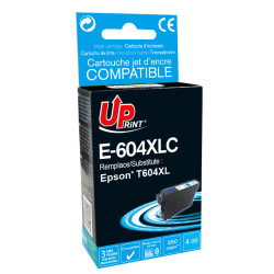 UPRINT CARTOUCHE COMPATIBLE EPSON 604XL-REMPLACE C13T10H24010 CYAN