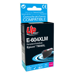 UPRINT CARTOUCHE COMPATIBLE EPSON 604XL-REMPLACE C13T10H34010 MAGENTA