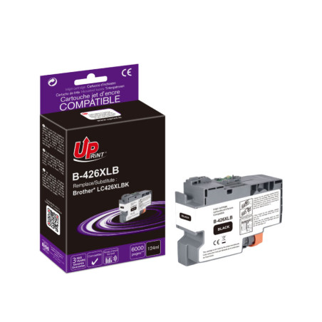 UPRINT CARTOUCHE COMPATIBLE BROTHER LC426XL NOIR