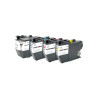 UPRINT PACK 4 CARTOUCHES REMANUFACTUREES BROTHER LC3219XL N/C/M/J