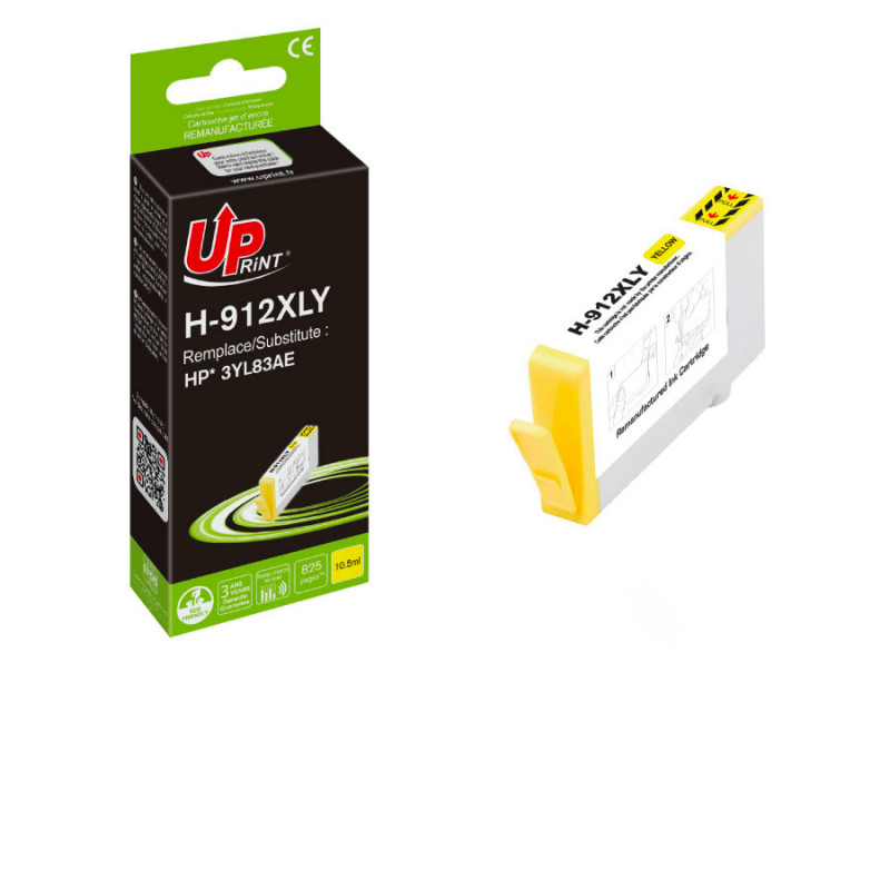 UPRINT CARTOUCHE REMANUFACTUREE HP 912XL NEW GENERATION-REMPLACE 3YL83