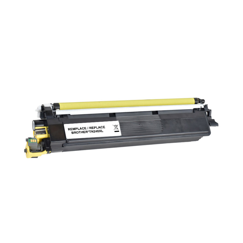 TONER COMPATIBLE BROTHER 248XL-REMPLACE TN248XL JAUNE