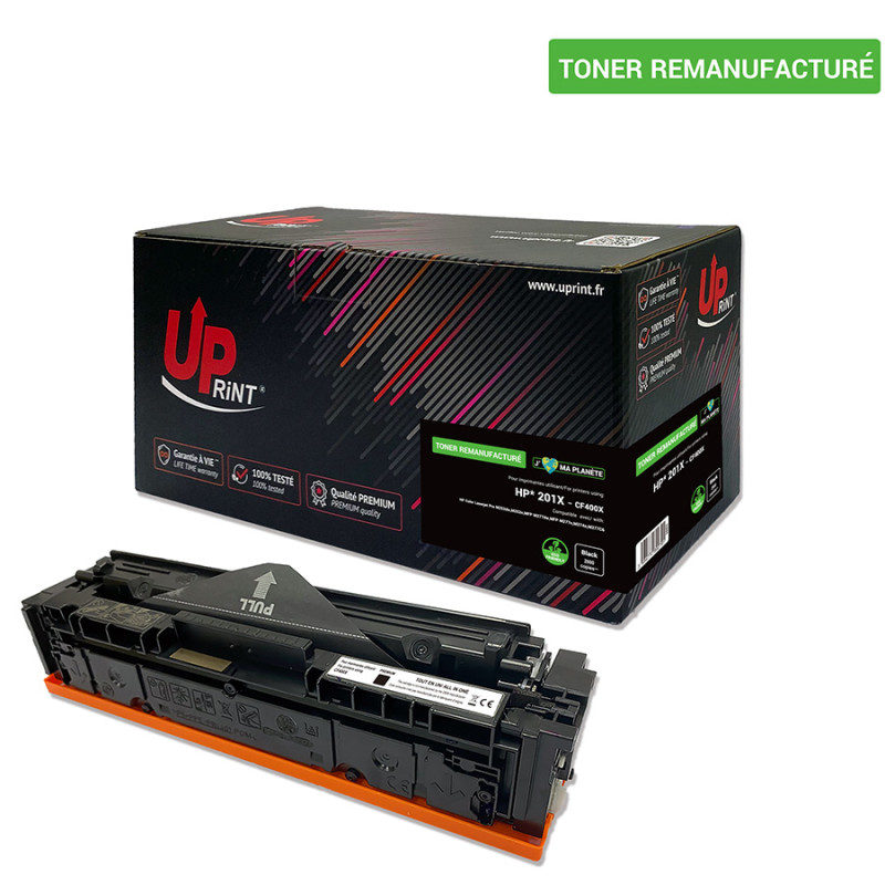UPRINT TONER REMANUFACTURE HP 201X-REMPLACE CF400X BLACK