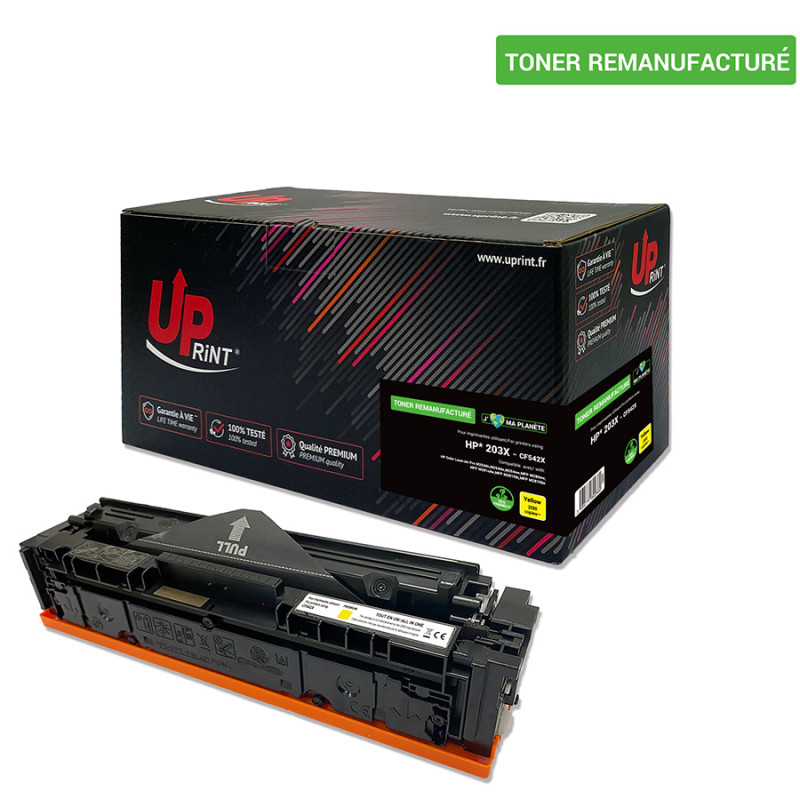 UPRINT TONER REMANUFACTURE HP 203X-REMPLACE CF542X YELLOW