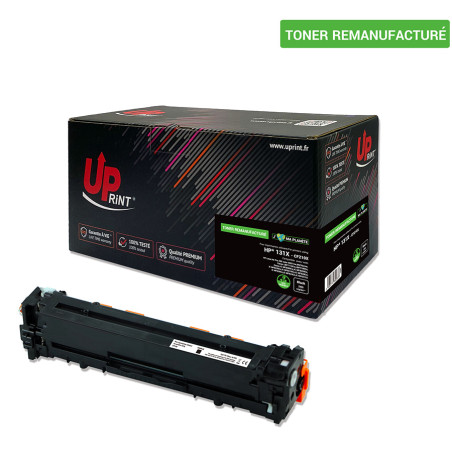 UPRINT TONER REMANUFACTURES HP 131X-REMPLACE CF210X NOIR