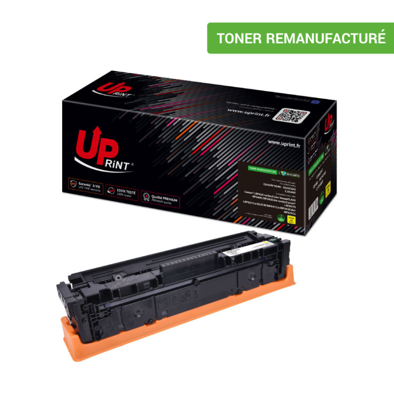 UPRINT TONER REMANUFACTURE CANON 54H-REMPLACE 3025C002 YELLOW