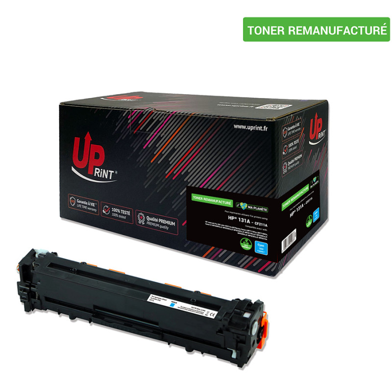 UPRINT TONER REMANUFACTURES HP 131A-REMPLACE CF211A CYAN