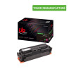 UPRINT TONER REMANUFACTURE HP 415X PUCE ORIGINE SANS NIVEAU-REMPLACE W