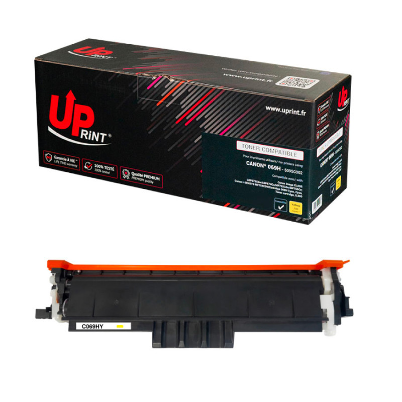 UPRINT TONER COMPATIBLE CANON 069H PUCE ORIGINE SANS NIVEAU-REMPLACE 5