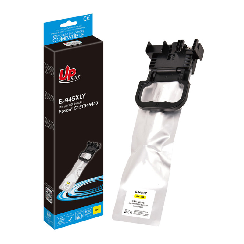UPRINT CARTOUCHE COMPATIBLE EPSON 9454XL-REMPLACE C13T945440 JAUNE