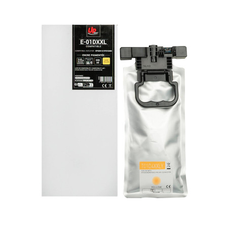 UPRINT CARTOUCHE COMPATIBLE EPSON T01D4XXL-REMPLACE C13T01D400 JAUNE