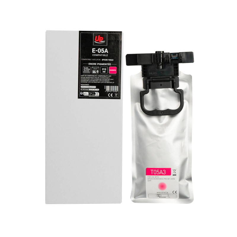 UPRINT CARTOUCHE COMPATIBLE EPSON T05A3 MAGENTA