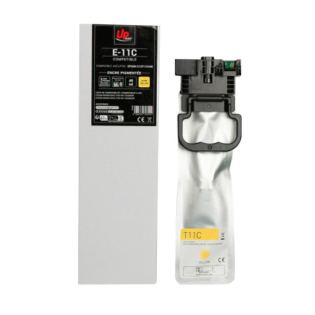 UPRINT CARTOUCHE COMPATIBLE EPSON T11C4-REMPLACE C13T11C440 JAUNE
