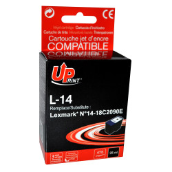 UPrint L-14 BK CARTOUCHE COMPATIBLE AVEC LEXMARK N°14 - 18C2090E