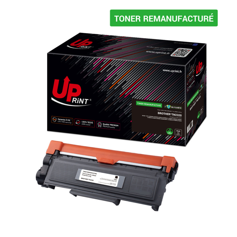 UPRINT TONER REMANUFACTURE BROTHER 2320-REMPLACE TN2320