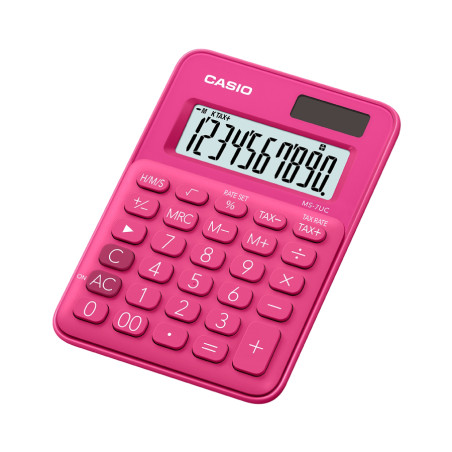 CALCULATRICE CASIO MS-7UC ROSE FUSHIA