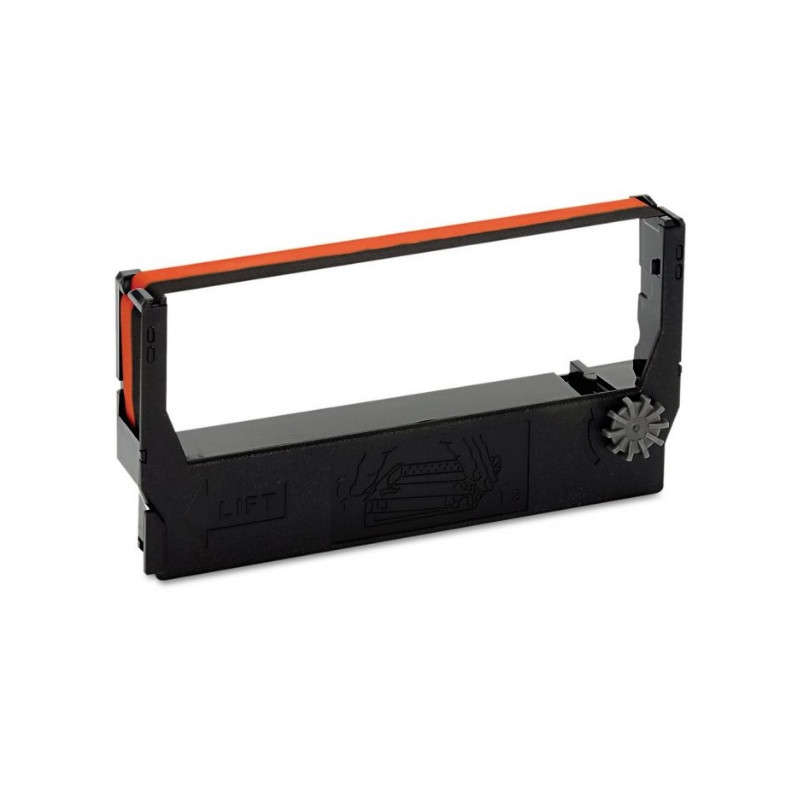 NEUTRE CR31BR NOIR ET ROUGE CASSETTE POUR CAISSE ENREGISTREUSE COMPATI