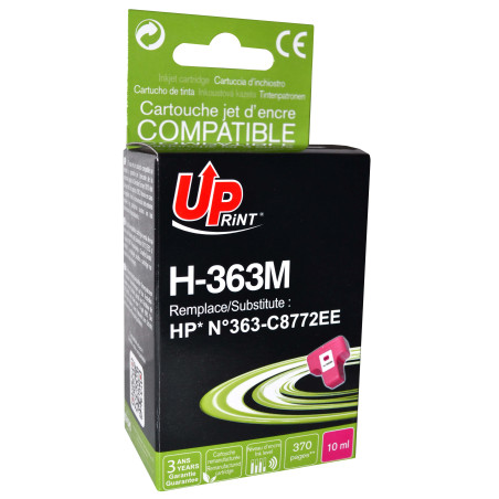 UPRINT CARTOUCHE REMANUFACTUREE HP N°363-REMPLACE C8772EE MAGENTA