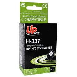 UPRINT CARTOUCHE REMANUFACTUREE HP N°337-REMPLACE C9364EE NOIR