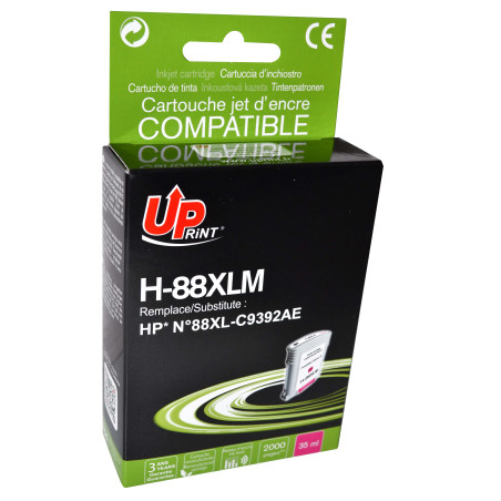 UPrint H-88XLM M CARTOUCHE COMPATIBLE AVEC HP N°88XL - C9392AE