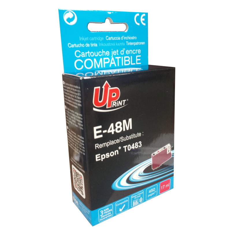 UPrint E-48M M CARTOUCHE COMPATIBLE AVEC EPSON T048 - T0483